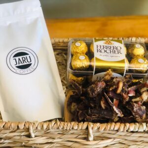 Biltong and Ferrero Rocher Gift Basket For Him