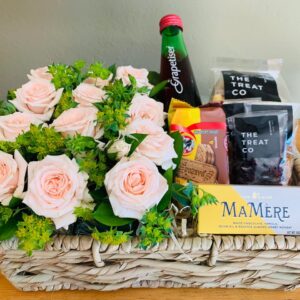 Roses and Grapetiser Gift Basket For Her