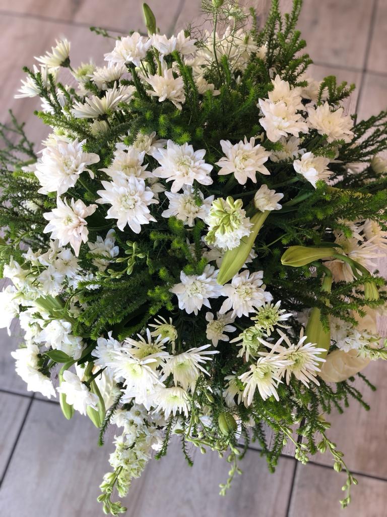 White Sympathy Arrangement