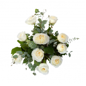 Cloudy Bouquet - White Roses